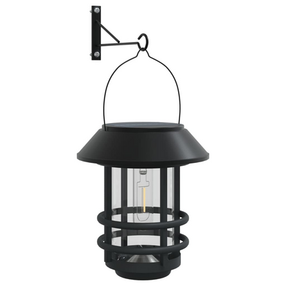 Solar Outdoor Wall Lanterns 4 pcs White Light