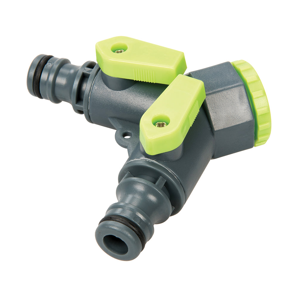 Garden 2-Way Tap Connector