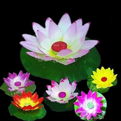 5 pcs Lotus Flower Floating Candles