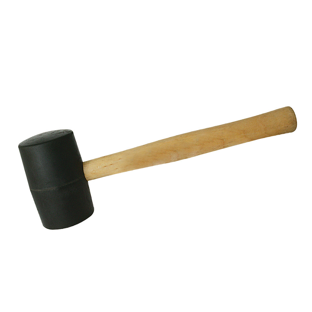 Home and Garden Black Rubber Mallet