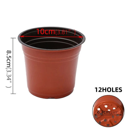 Mini Plastic Flower Pots with Holes | Jscapes Garden Centre