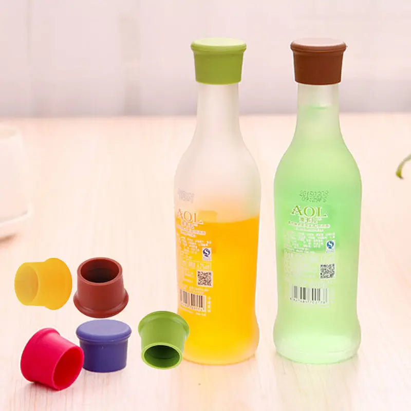 5pcs Silicone Wine Bottle Cap | Jscapes Home and Garden