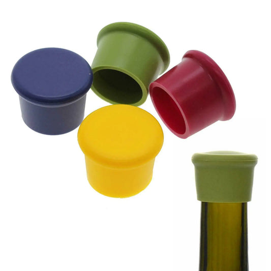 5pcs Silicone Wine Bottle Cap | Jscapes Home and Garden