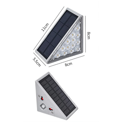 Solar Triangle Step Lamp | Jscapes Home and Garden