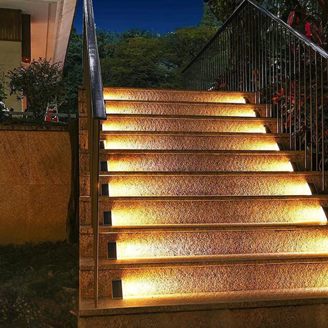 Solar Triangle Step Lamp | Jscapes Home and Garden