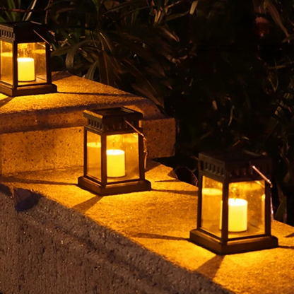 Solar Lights Outdoor Retro Palace Lantern | Jscapes