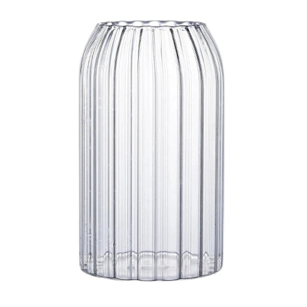 Clear Ripple Glass Cup