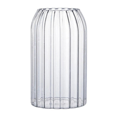 Clear Ripple Glass Cup