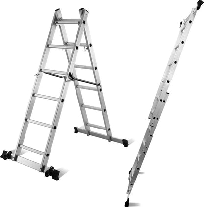 Multi Function Platform and 3 Step Ladder Dolly Cart