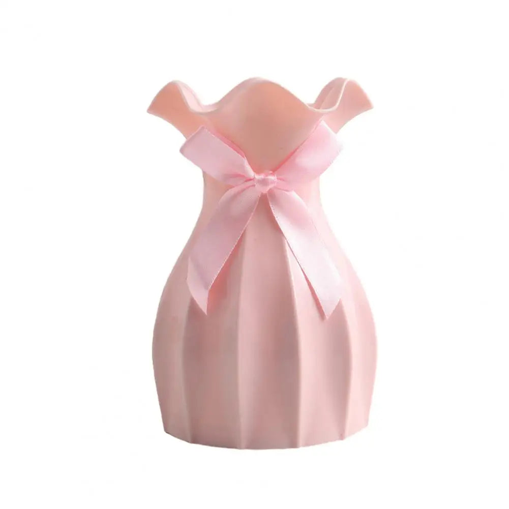 Flower Vase with Pink Bow | Jscapes Home and Garden 