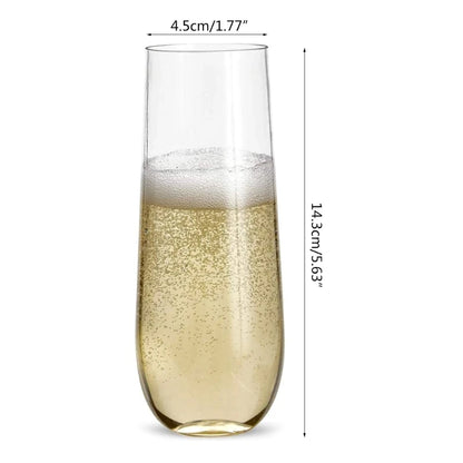 Clear Champagne Flute Glasses | Jscapes Home and Garden