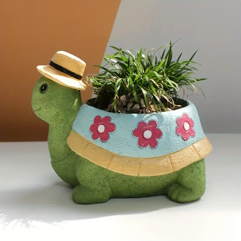 Turtle Flower Pot Planter | Jscapes Home and Garden