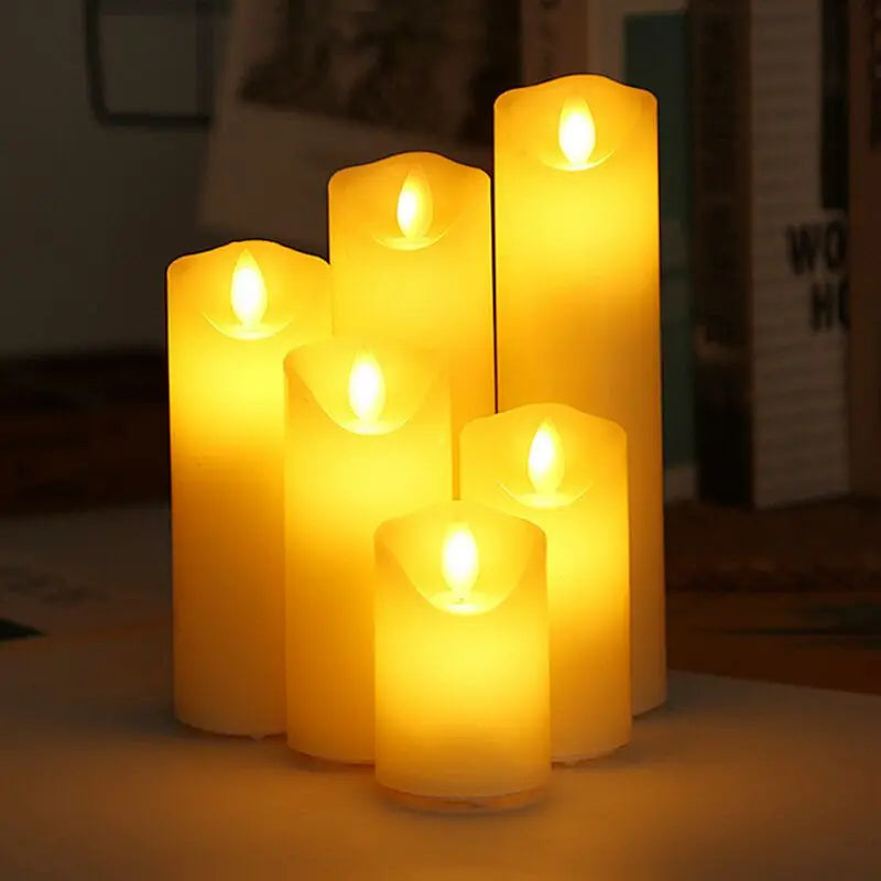 Rechargeable Led Pillar candle