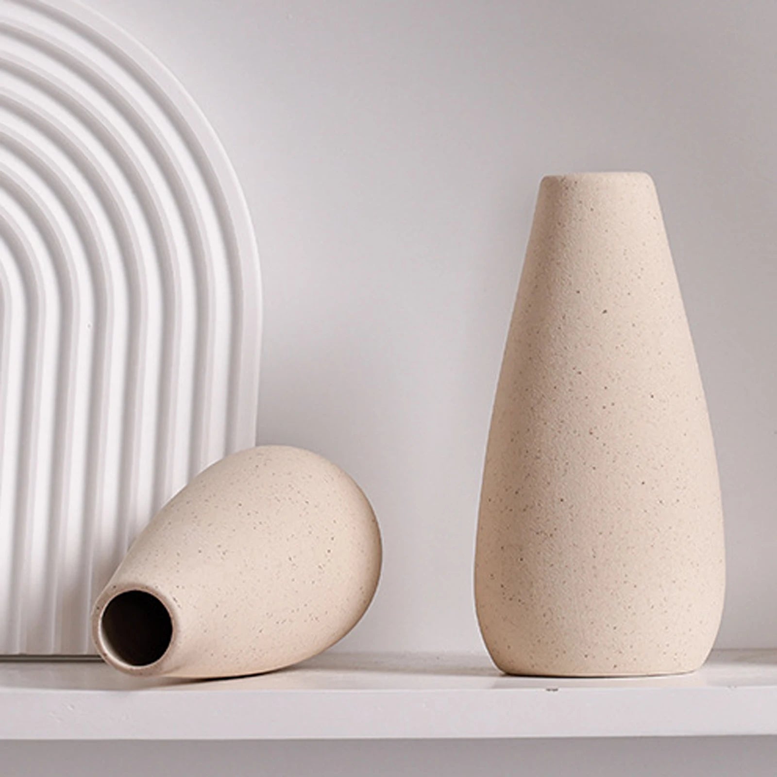 Minimalist Ceramic Flower Vase | Jscapes Home and Garden