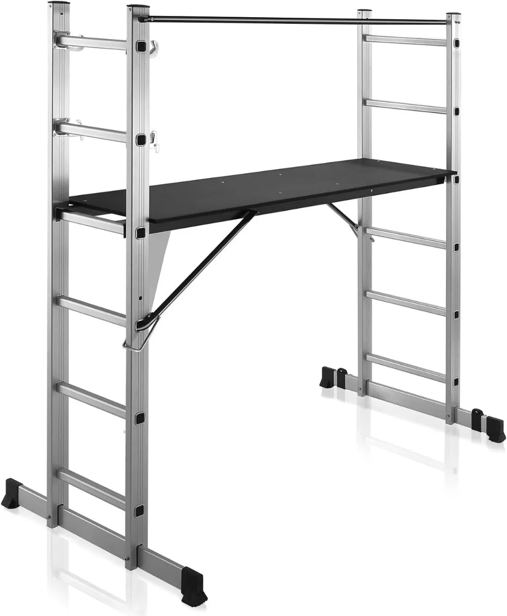 Multi Function Platform and 3 Step Ladder Dolly Cart