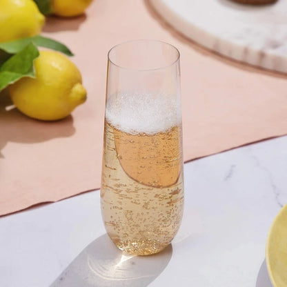 Clear Champagne Flute Glasses | Jscapes Home and Garden