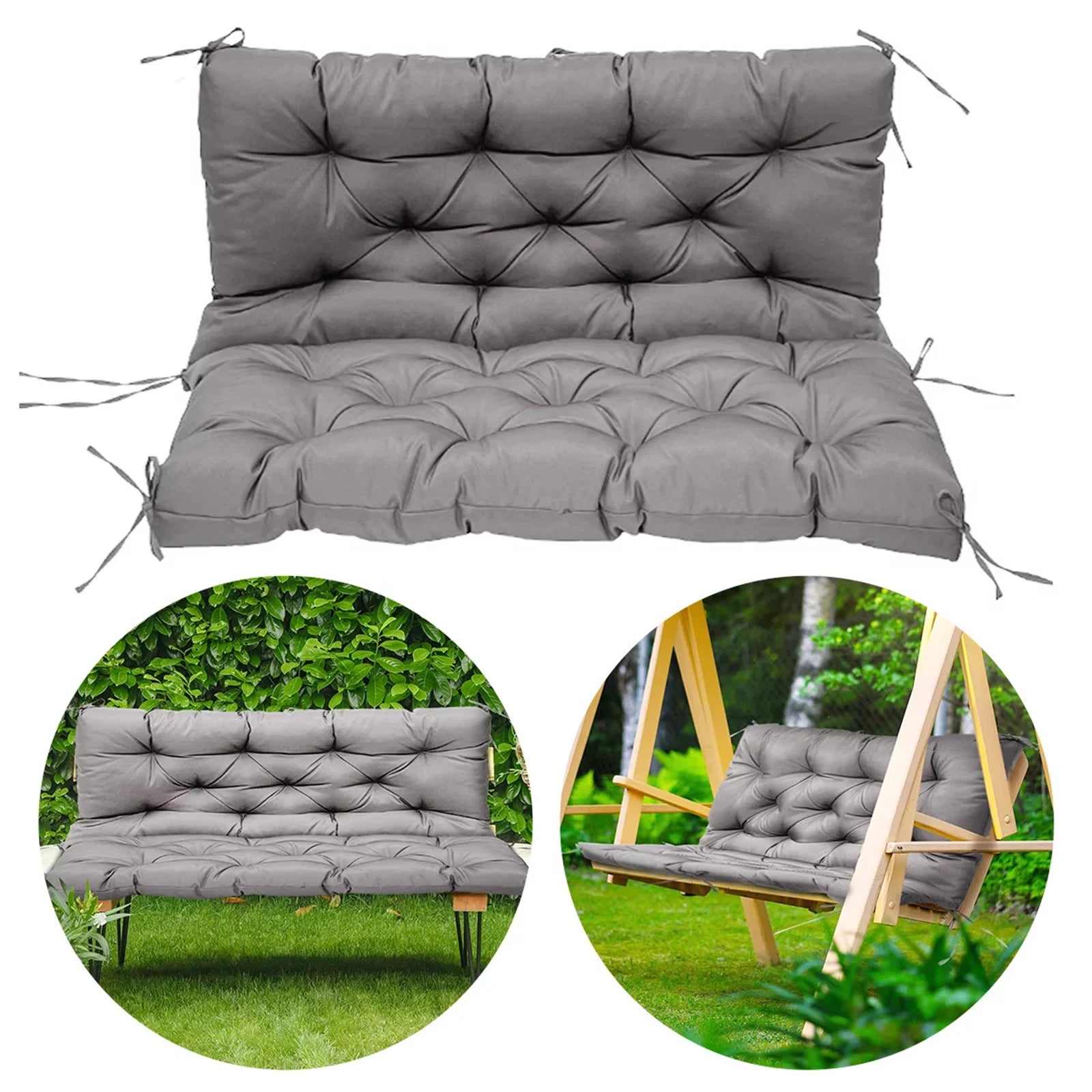 Waterproof Garden Swing Seat Cushion | Jscapes    