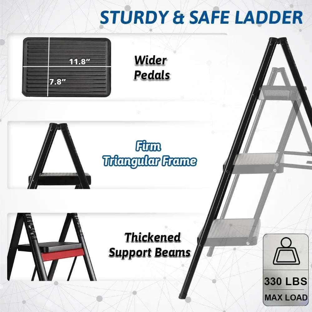 Step Ladder 3 Step Folding