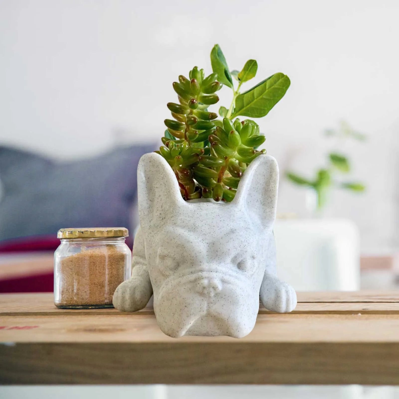 Bulldog Resin Planter | Jscapes Home and Garden | Planters