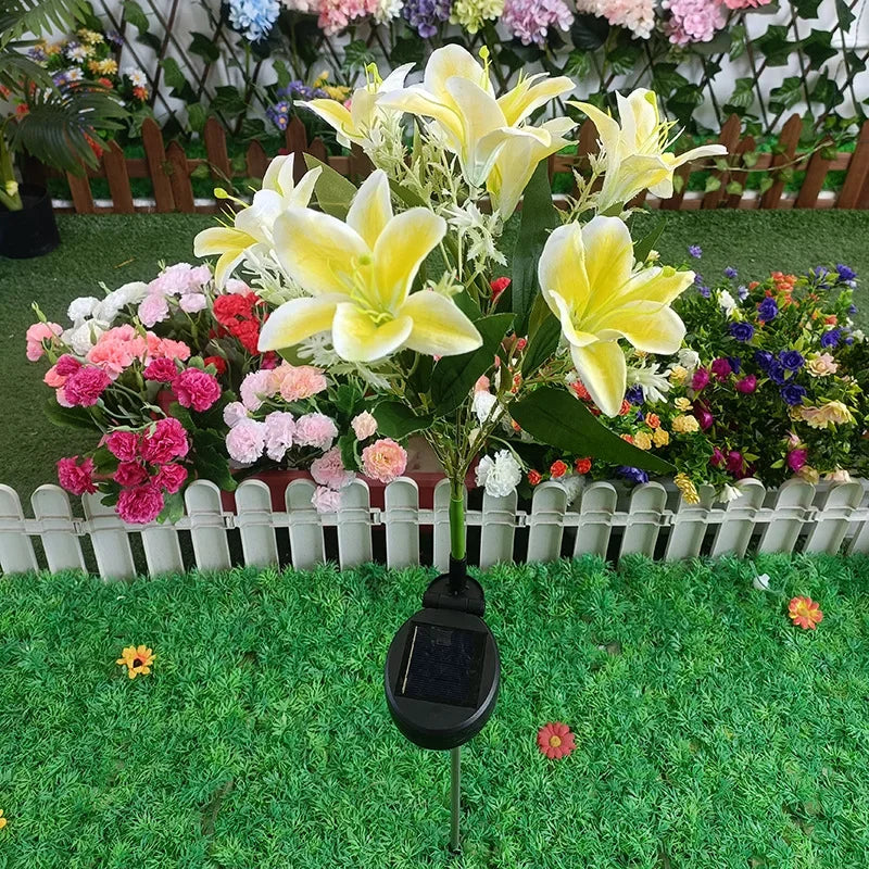 Lily Garden Solar Lights