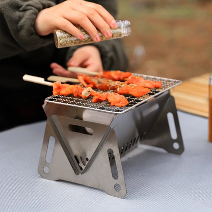 Portable Camping BBQ Grill | Jscapes Home and Garden