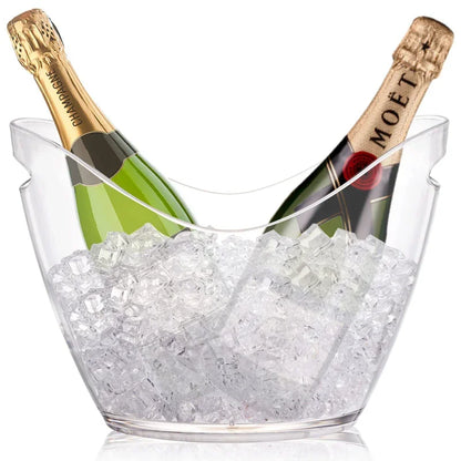 Clear Ice Bucket for Wine & Champagne