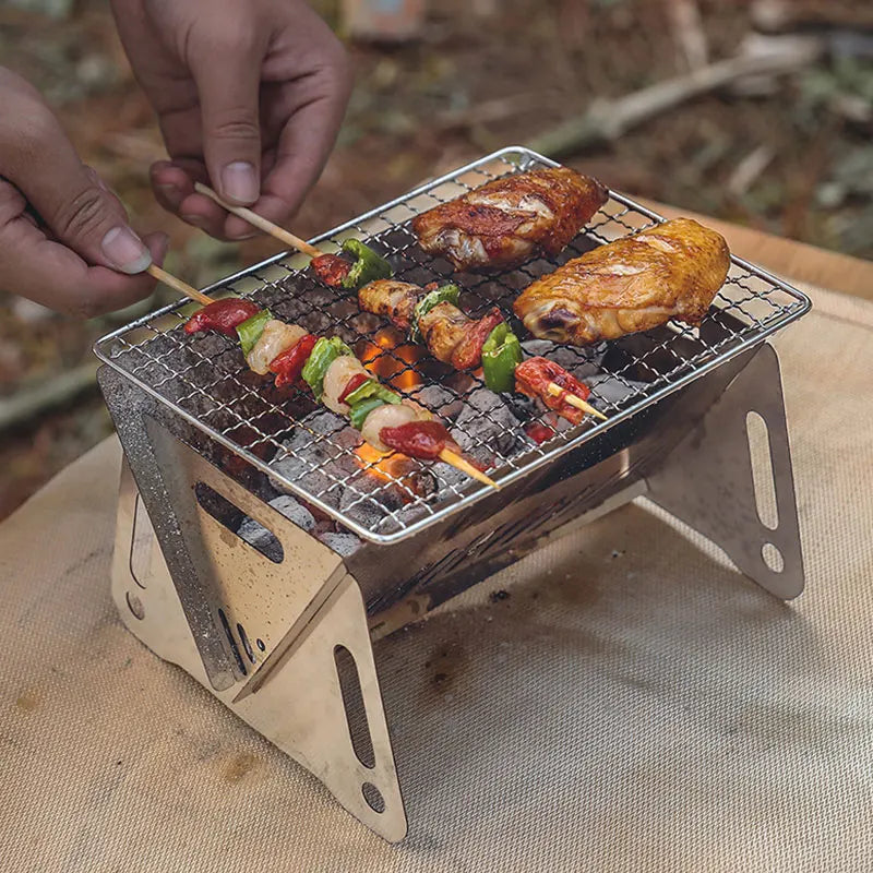 Portable Camping BBQ Grill | Jscapes Home and Garden