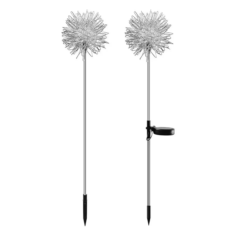 Dandelion Reed & Wheat Flowers Solar Garden Lights | Jscapes