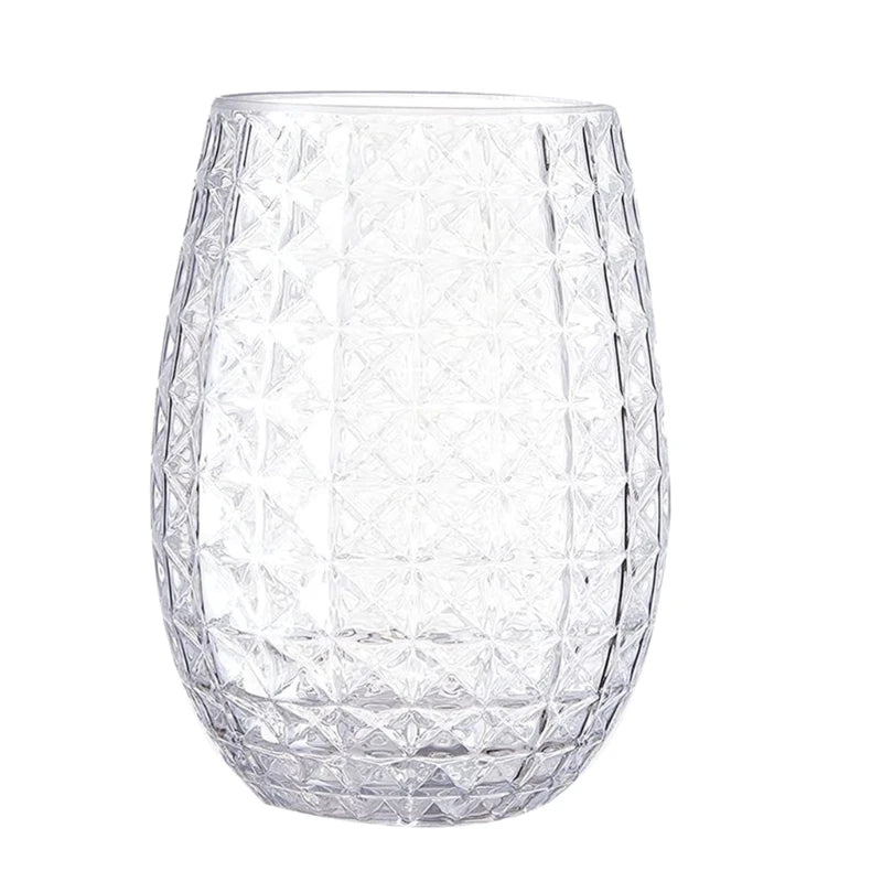 Pineapple Shape Plastic Drinking Glasses