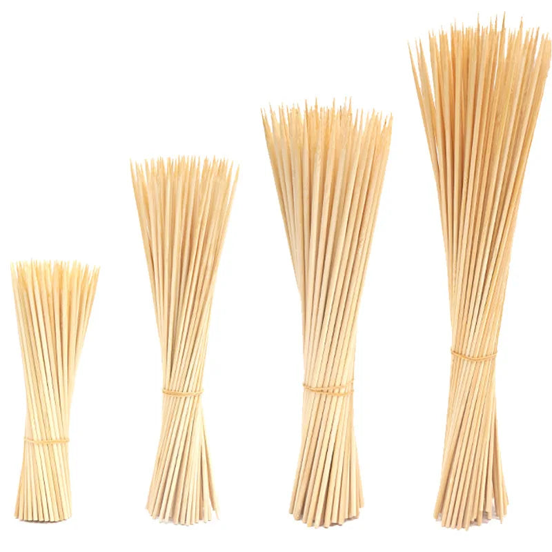 100pcs Bamboo Skewer Sticks | Jscapes Home and Garden