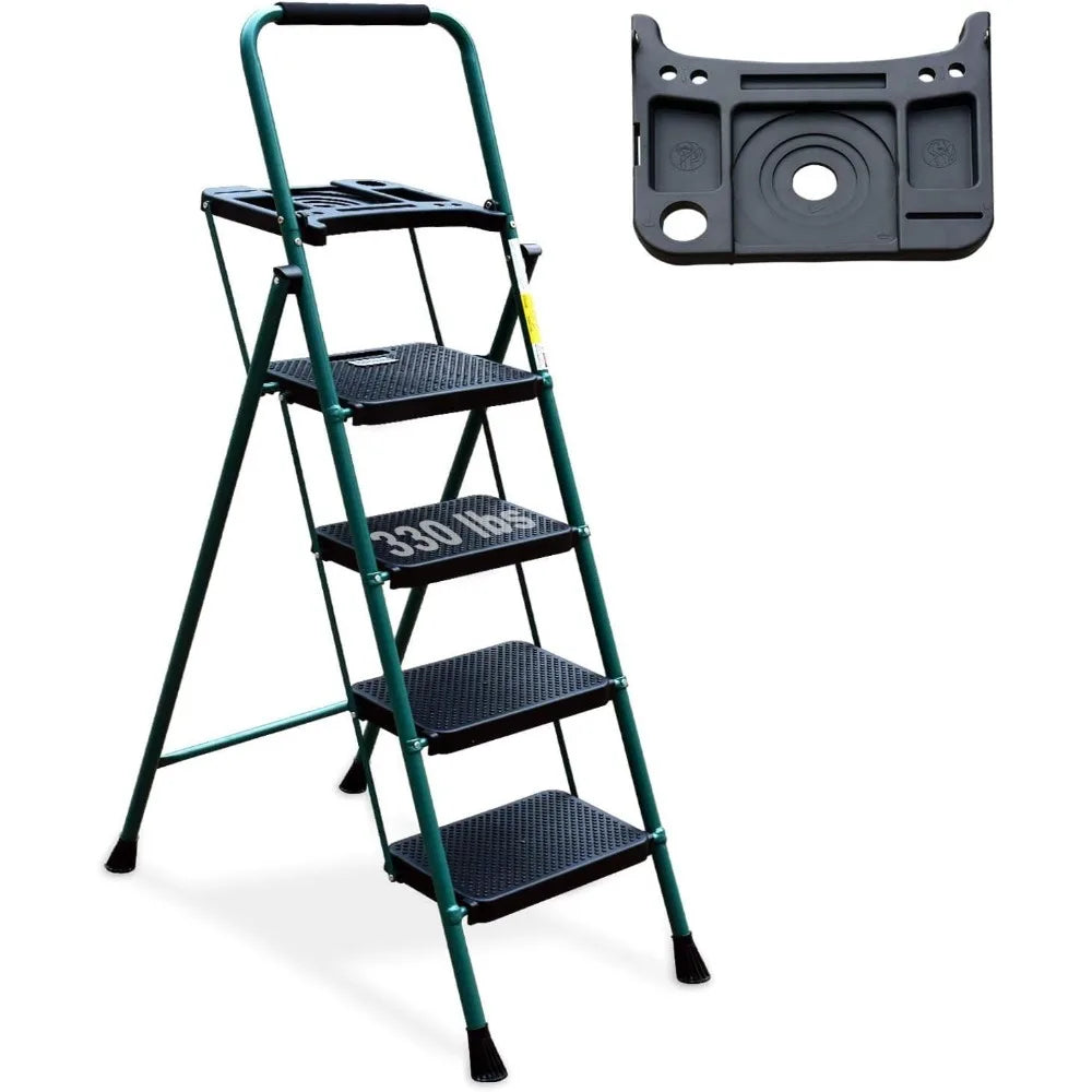 Lightweight Ladder with Tool Platform | Jscapes Home and Garden