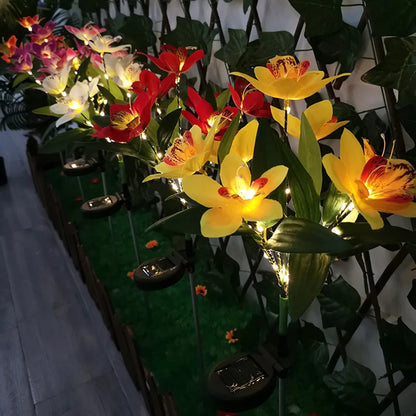 7-Head Solar Rose Garden Lights