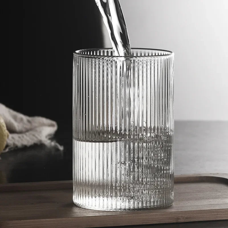 Japanese Striped Glass Cup | Jscapes Home and Garden