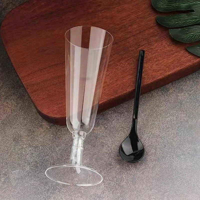 10Pcs Disposable Clear Cocktail Glasses | Jscapes