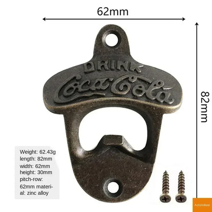 Wall Mounted Vintage Retro Bottle Opener | Jscapes