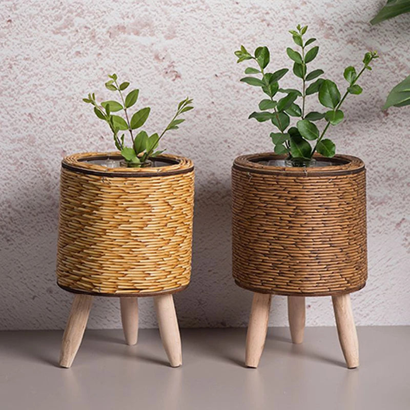 Handmade Wicker Flower Pots | Jscapes Home and Garden