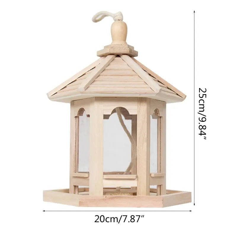 Large Capacity 1000ml Hanging Wild Bird Feed Dispenser