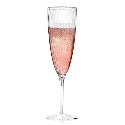 1/8PCS Plastic Champagne Flutes | Jscapes Home and Garden