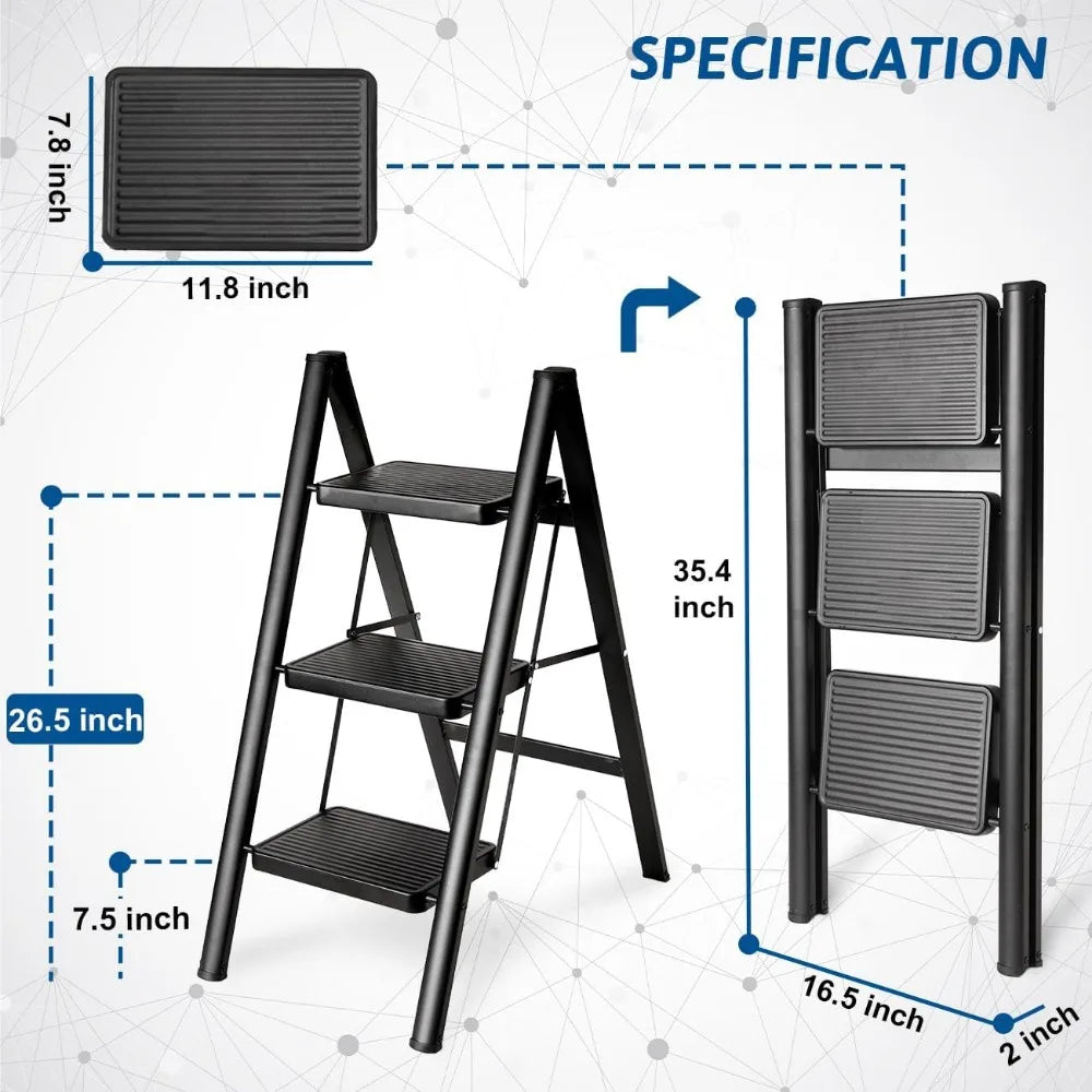 Step Ladder 3 Step Folding