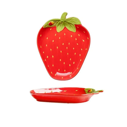 Strawberry Shaped Ceramic Bowls