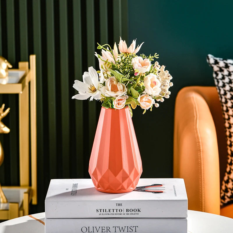 Ceramic-Inspired Plastic Vase | Jscapes Home and Garden