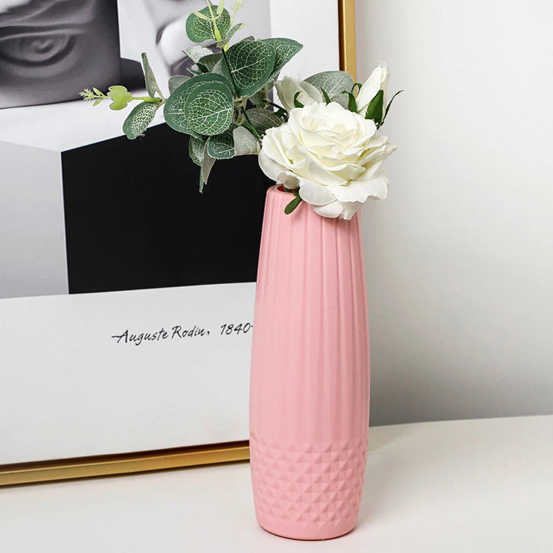 Ceramic-Inspired Plastic Vase | Jscapes Home and Garden