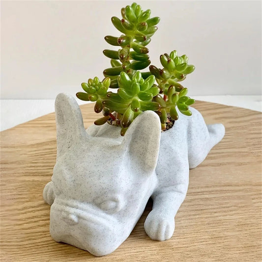 Bulldog Resin Planter | Jscapes Home and Garden | Planters