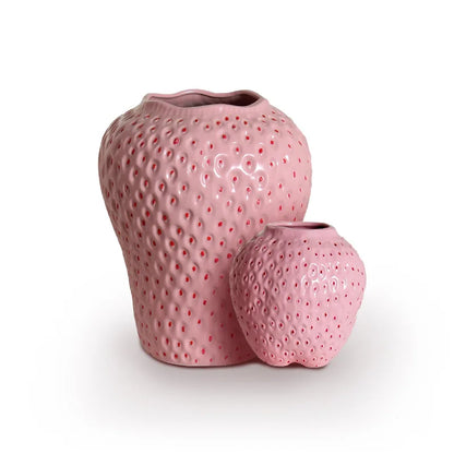 Unique Ceramic Strawberry Vase | Jscapes Home and Garden