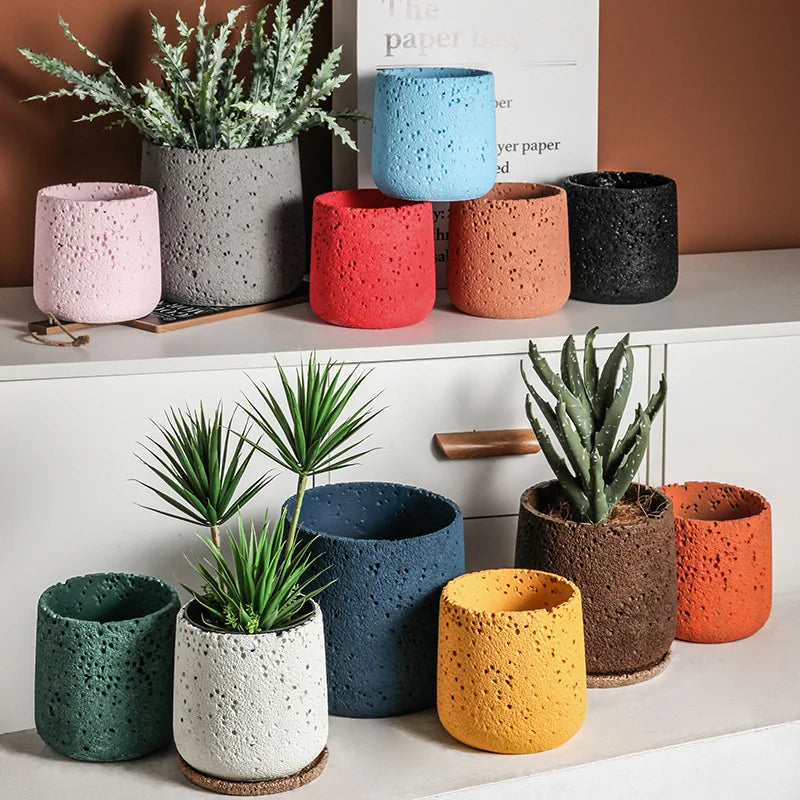 Nordic Cement Flower Pot