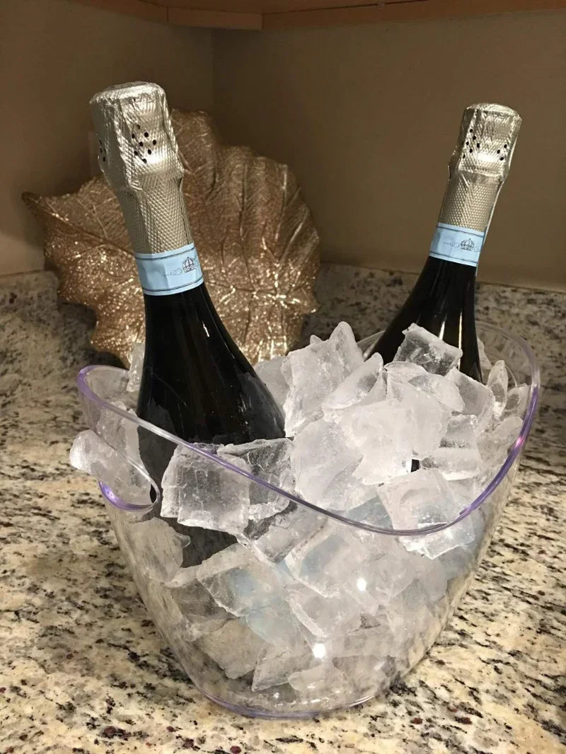 Clear Ice Bucket for Wine & Champagne