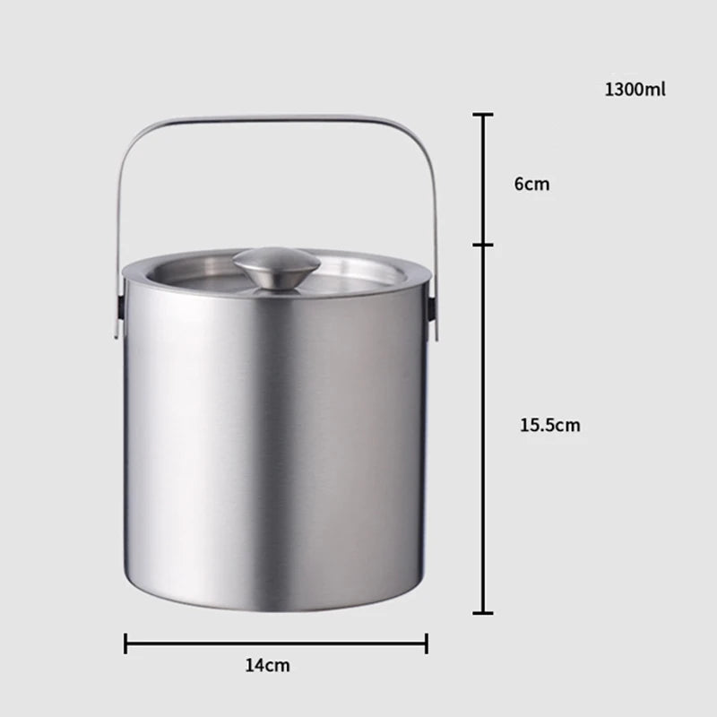 Stainless Steel Ice Cube Container with Lid | Jscapes