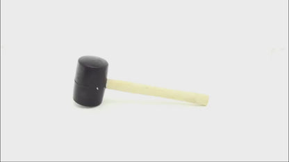 Home and Garden Black Rubber Mallet